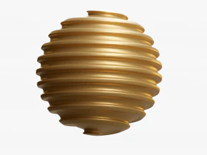 Arte da bola esf&eacute;rica Modelo 3D