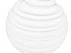 Arte da bola esf&eacute;rica Modelo 3D
