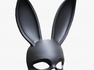 Rabbit Bunny Mask 3D-Modell