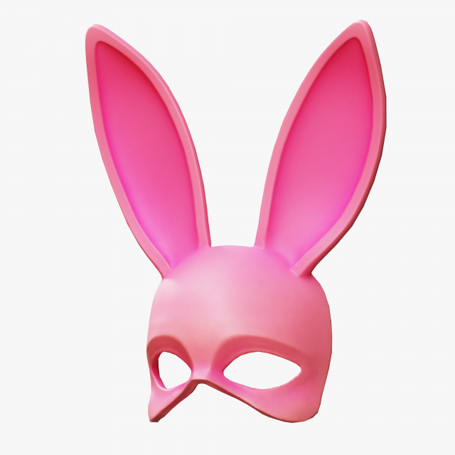 Rabbit Bunny Mask 3D-Modell .c4d .max .obj .3ds .fbx .stl .blend 