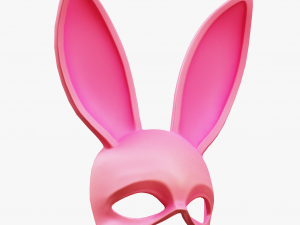 Rabbit Bunny Mask 3D-Modell