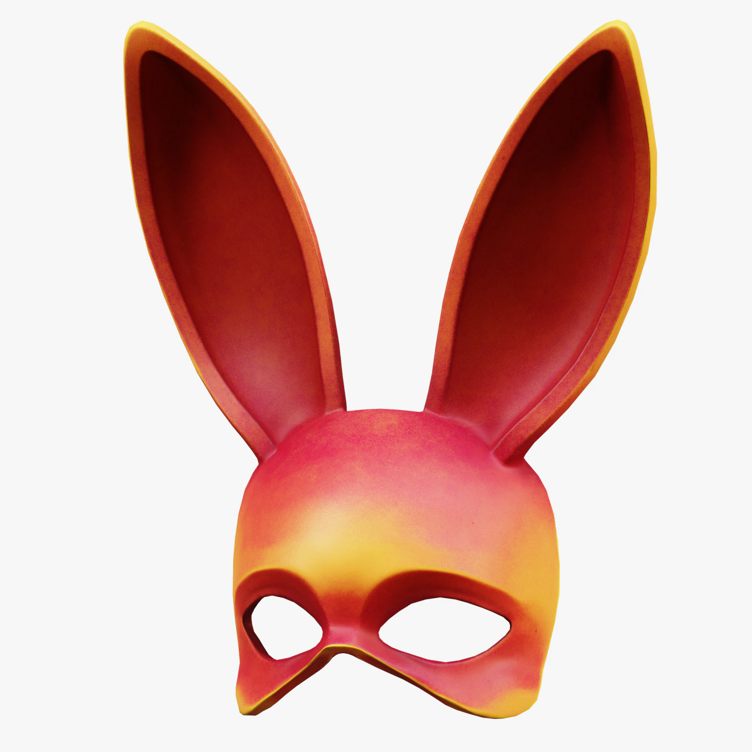 Rabbit Bunny Mask 3D Model .c4d .max .obj .3ds .fbx .stl .blend 