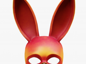 Rabbit Bunny Mask 3D-Modell
