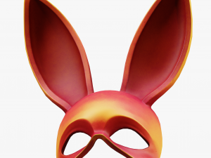 Rabbit Bunny Mask 3D-Modell