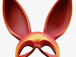 Rabbit Bunny Mask 3D Model