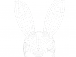 Rabbit Bunny Mask 3D-Modell