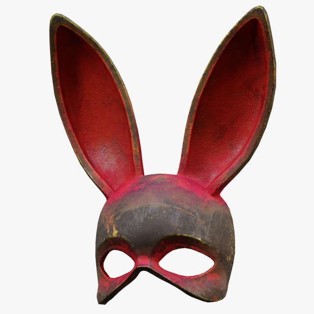 Rabbit Bunny Mask Modèle 3D .c4d .max .obj .3ds .fbx .stl .blend 