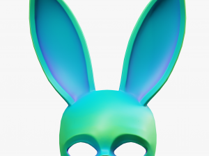 Rabbit Bunny Mask 3D Model