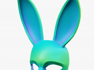 Rabbit Bunny Mask 3D Model
