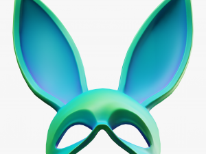 Rabbit Bunny Mask 3D Model