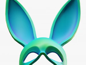 Rabbit Bunny Mask 3D Model