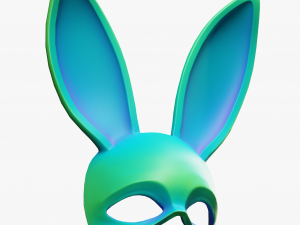 Rabbit Bunny Mask 3D Model
