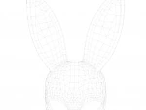 Rabbit Bunny Mask 3D Model