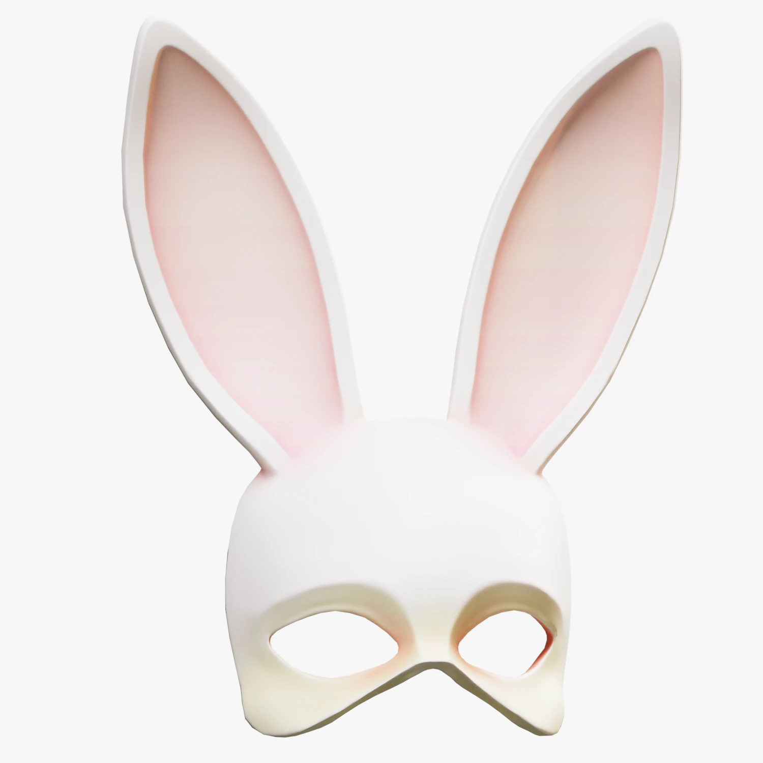 Rabbit Bunny Mask 3D Model .c4d .max .obj .3ds .fbx .stl .blend 