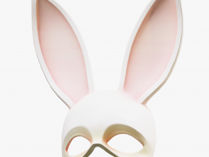 Rabbit Bunny Mask 3D-Modell