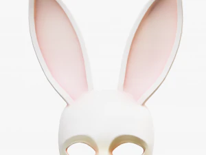 Rabbit Bunny Mask 3D Model