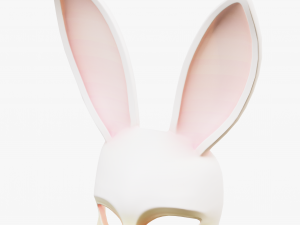 Rabbit Bunny Mask 3D-Modell
