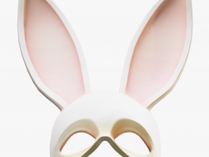Rabbit Bunny Mask 3D-Modell