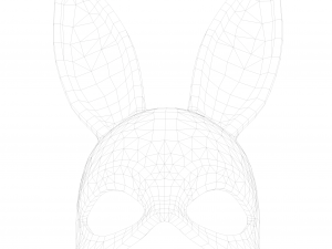 Rabbit Bunny Mask 3D-Modell