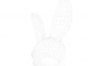 Rabbit Bunny Mask 3D-Modell