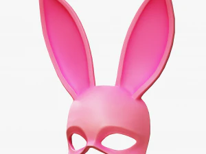 Rabbit Bunny Mask Bundle 3D Model