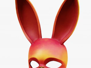 Rabbit Bunny Mask Bundle 3D Model