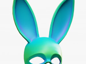 Rabbit Bunny Mask Bundle 3D Model