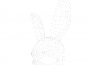 Rabbit Bunny Mask Bundle 3D Model
