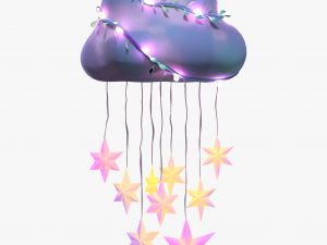Cloud Stylized Cartoon 3D Model
