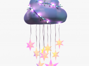 Cloud Stylized Cartoon 3D Модель