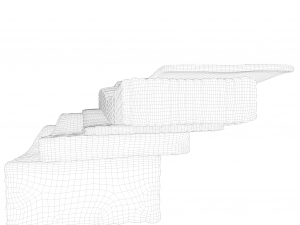 Epidermis Cross Section 3D Модель