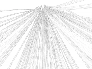 Cable Wire Web 3D Model