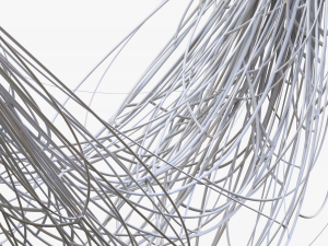 Cable Wire Web 3D Model