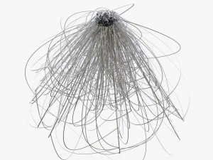 Teia de fio de cabo Modelo 3D