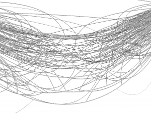 Teia de fio de cabo Modelo 3D