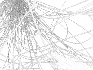 Teia de fio de cabo Modelo 3D