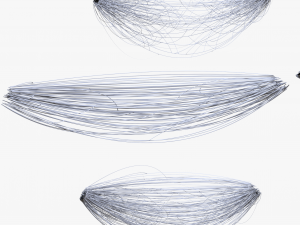 Cable Wire Web Bundle 3D Model