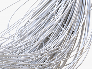 Cable Wire Web Bundle 3D Model
