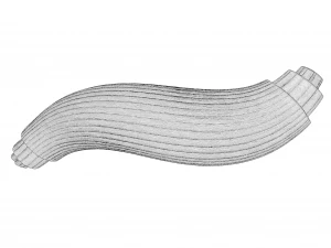 Skeletal Muscle Fiber Cross Section Anatomy 3D Model