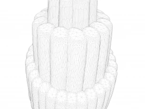 Skeletal Muscle Fiber Cross Section Anatomy 3D Model