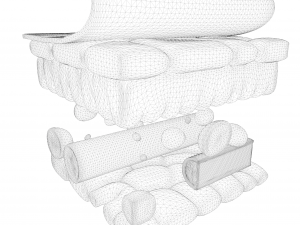 Leaf Anatomy Layers Structure 3D Model