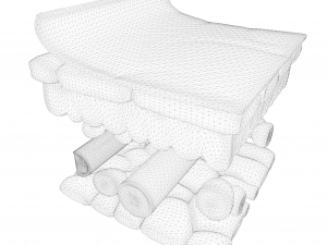 Leaf Anatomy Layers Structure 3D Model