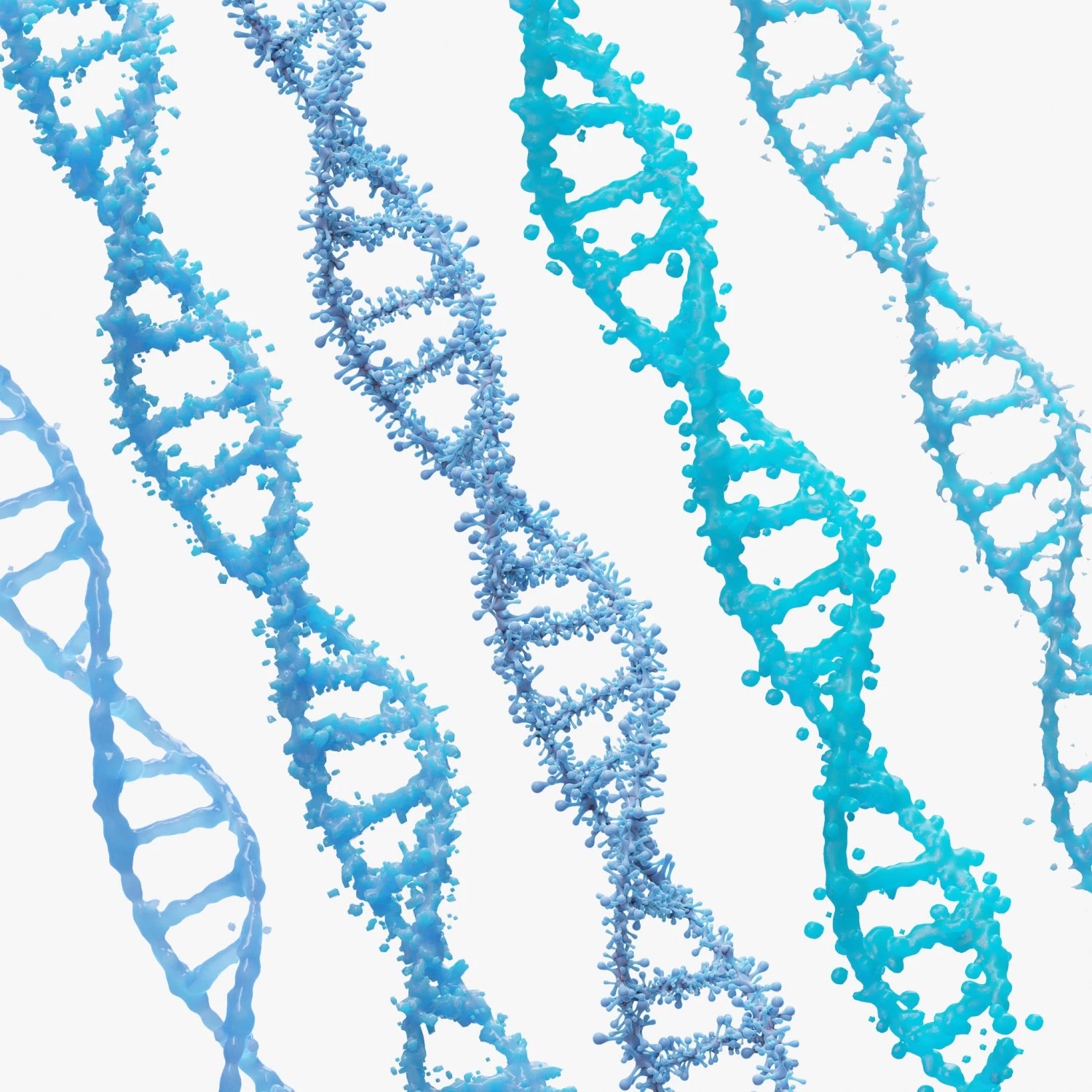 DNA Genetic Molecule 3D Model .c4d .max .obj .3ds .fbx .stl .blend