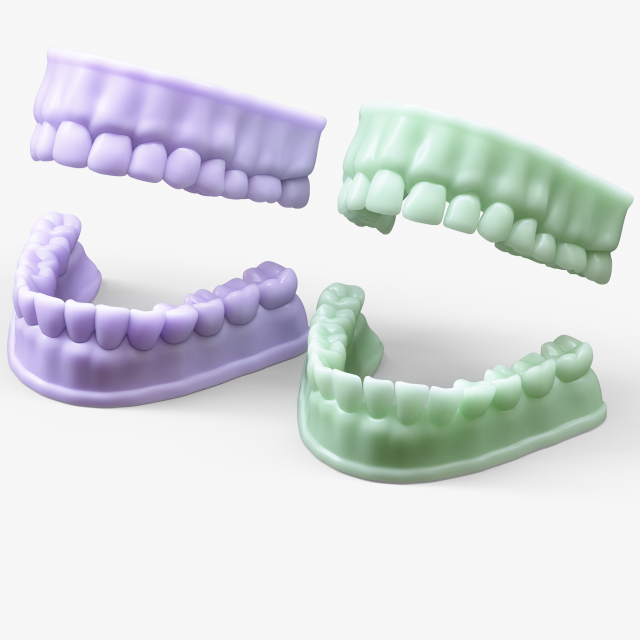 Dentures Mold 3D Модель .c4d .max .obj .3ds .fbx .stl .blend 