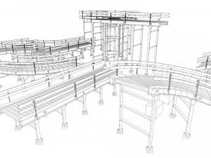 Conveyor Belt Scene and Constructor 3D Модель