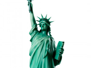 Statue The Liberty Modelo 3D