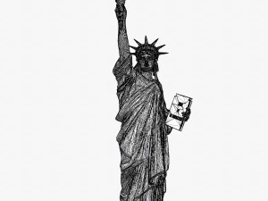 Statue The Liberty 3D Model