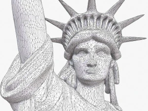 Statue The Liberty 3D Model