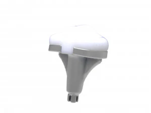 Implante de substitui&ccedil;&atilde;o de joelho Modelo 3D