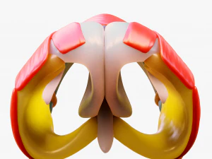 Nasal Human Anatomy Structure 3D Model